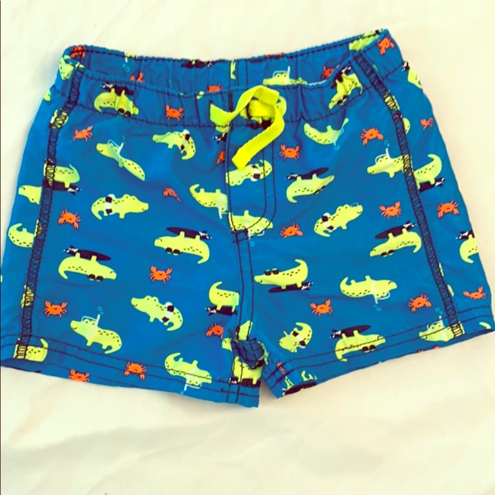 ❤️ 3/$15!! Like new! Blue baby boy’s swim trunks
